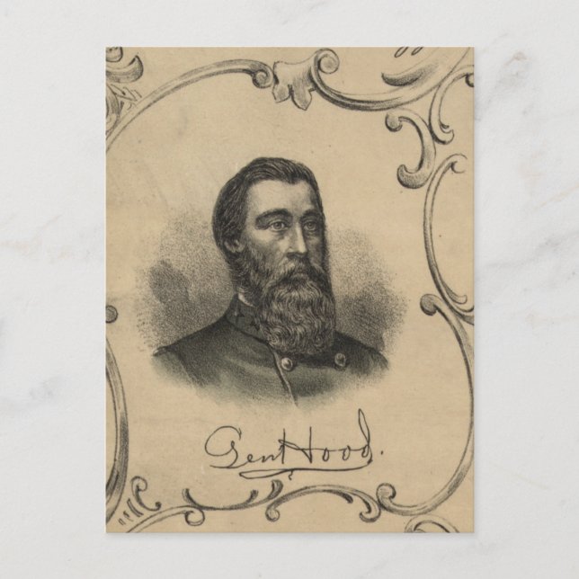 General John B. Hood Postcard (Front)