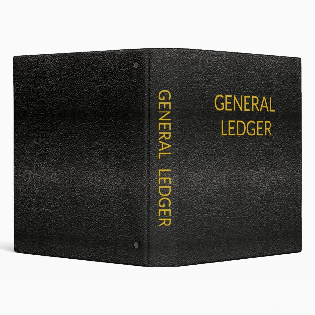 GENERAL  LEDGER 3 RING BINDER (Background)