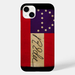 General Lee Headquarters Flag with Signature Case-Mate iPhone 14 Plus Case