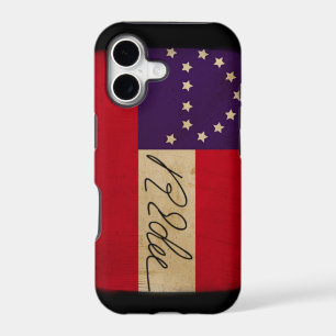 General Lee Headquarters Flag with Signature iPhone 17 Case