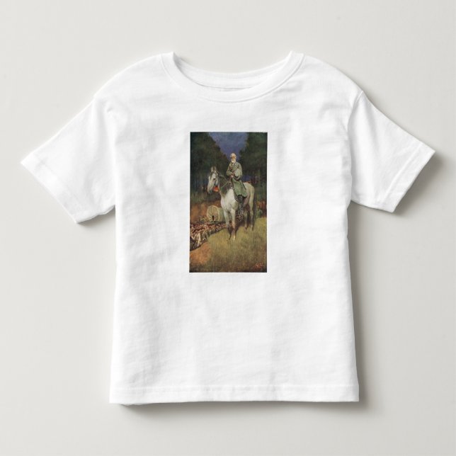 General Lee on his Famous Charger, 'Traveller' Toddler T-shirt (Front)