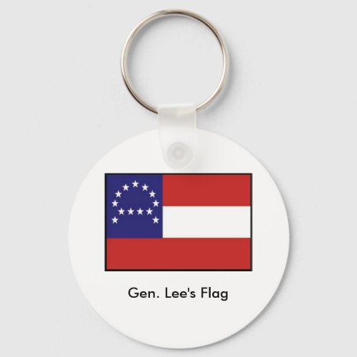 General Lees Headquarters Flag Keychain