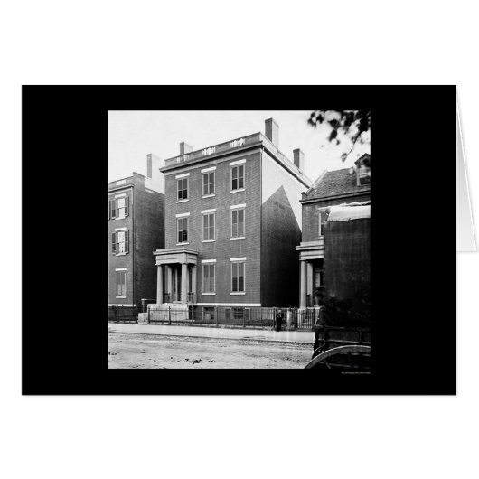 General Lee's Residence in Richmond, VA 1865 Cards (Front Horizontal)