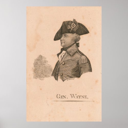 General Mad Anthony Wayne Poster