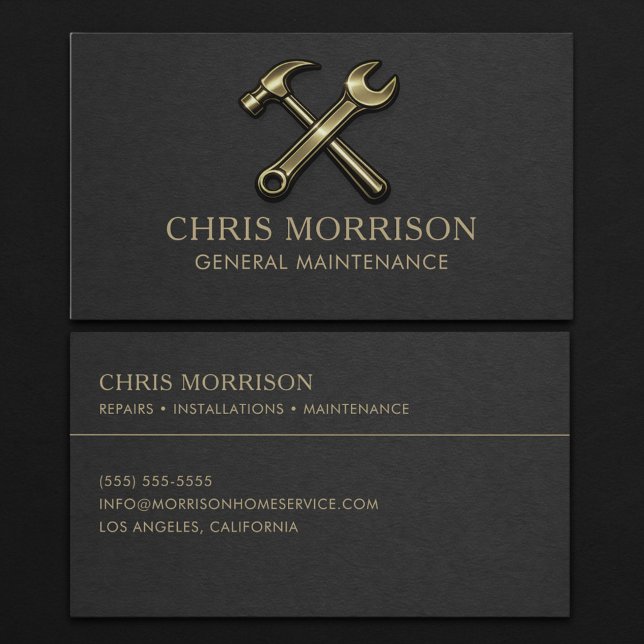 General Maintenance Professional  Business Card (Creator Uploaded)