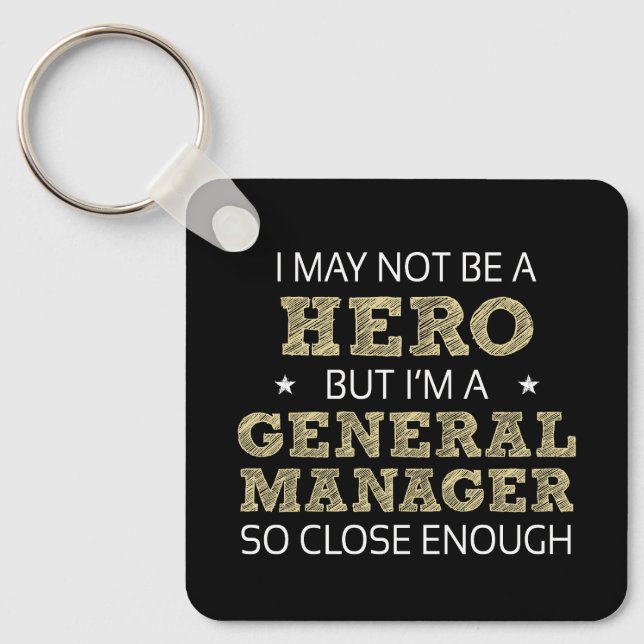 General Manager Novelty Keychain (Front)