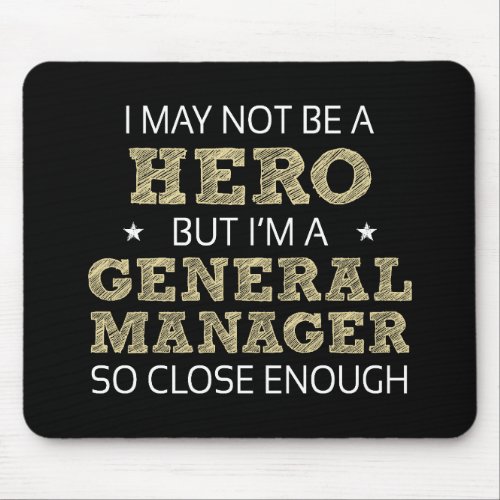 General Manager Novelty Mouse Pad