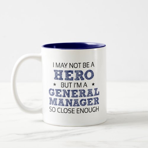 General Manager Novelty Two_Tone Coffee Mug