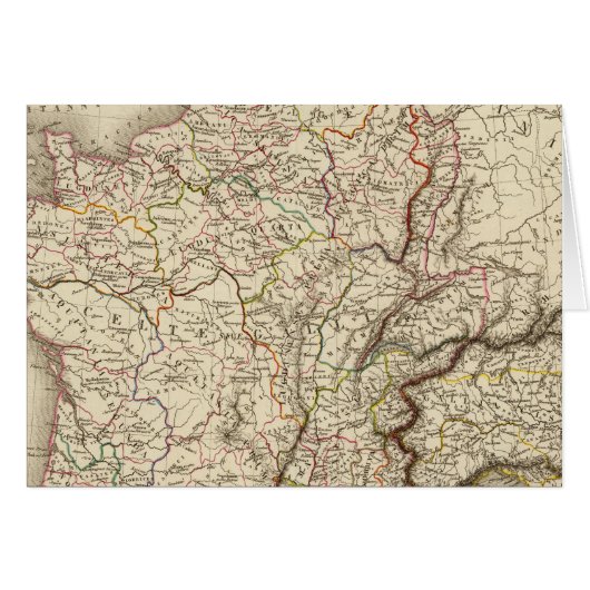 General map of Gaul Cards (Front Horizontal)