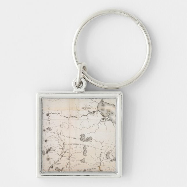 General Map of the Course of the Ohio Keychain (Front)