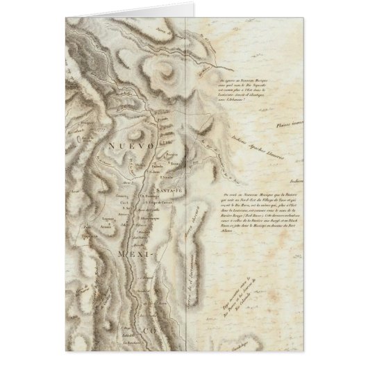 General map of the Kingdom of New Spain (Front)