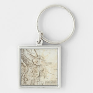 General map of the Kingdom of New Spain Keychain