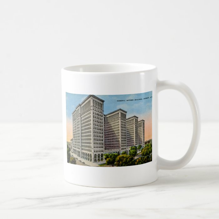 General Motors Building, Detroit, Michigan Mugs