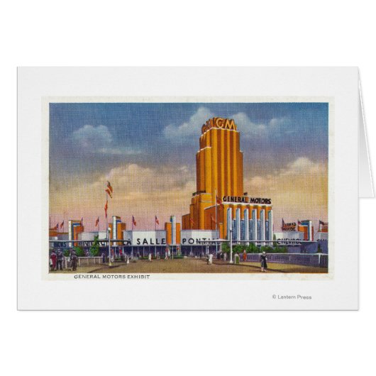 General Motors Exhibit, 1934 World's Fair Cards (Front Horizontal)