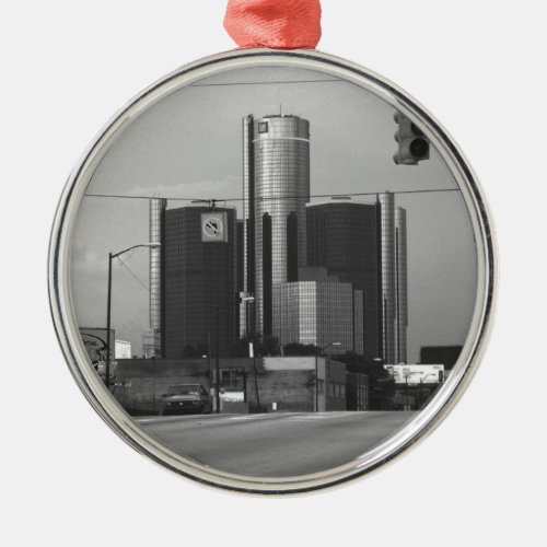 General Motors Headquarters Metal Ornament