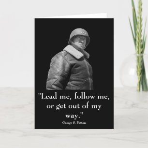 General Patton and quote Card