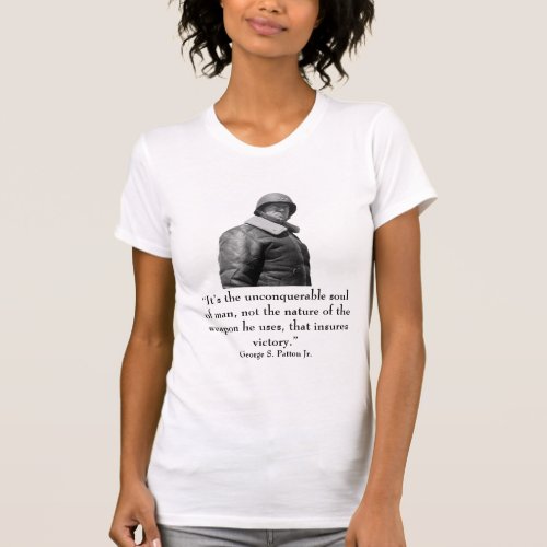 General Patton and quote T_Shirt