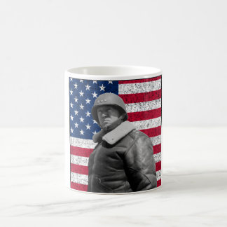 General Patton and The American Flag Coffee Mug