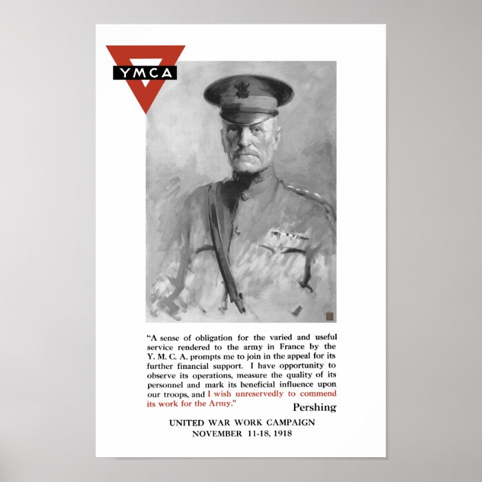 General Pershing    United War Works Campaign Poster