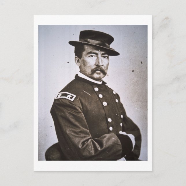 General Philip H. Sheridan (1831-88) (b/w photo) Postcard (Front)