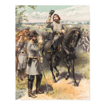 General Pickett Taking The Order To Charge - Civil