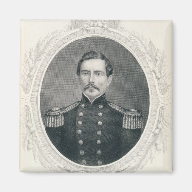 General Pierre Gustave Toutant Beauregard Magnet (Front)