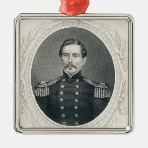 General Pierre Gustave Toutant Beauregard Metal Ornament