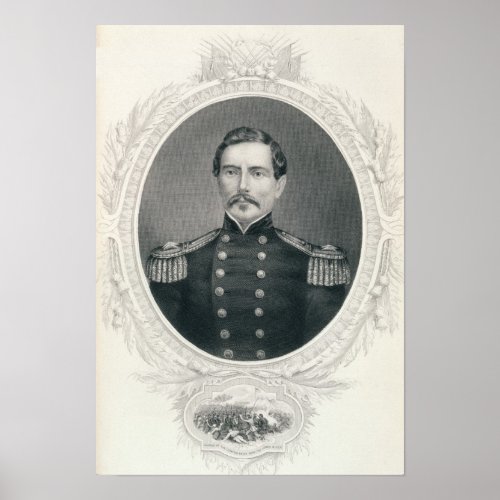 General Pierre Gustave Toutant Beauregard Poster