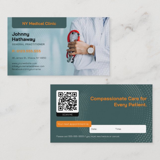 General practitioner | Professional Medical Business Card (Front/Back)