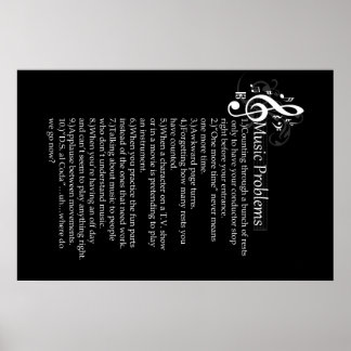 General Problems List Poster