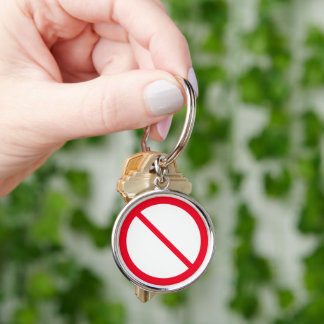 General Prohibition Sign | Premium Keychain