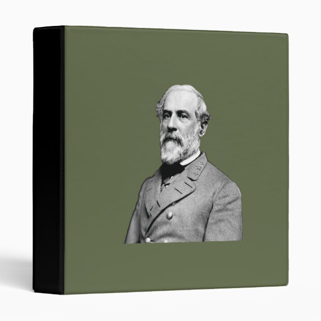 General ⚔️🎩 Robert E. Lee Army Civil War USA Binder (Front/Spine)