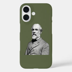 General ⚔️🎩 Robert E. Lee Army Green iPhone 16 Case