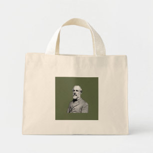 General Robert E. Lee  Army Green Mini Tote Bag