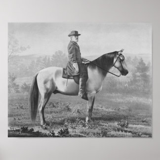 General Robert E. Lee on Traveler Poster