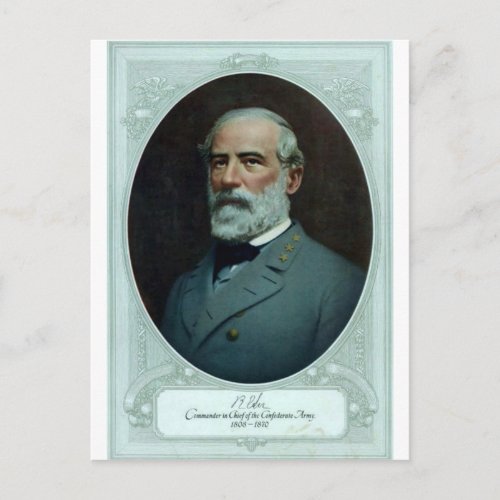 General Robert E Lee Postcard