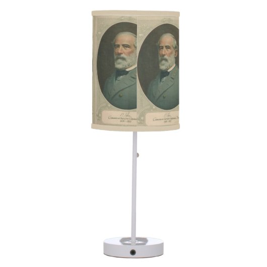 General Robert E. Lee Table Lamp (Back)