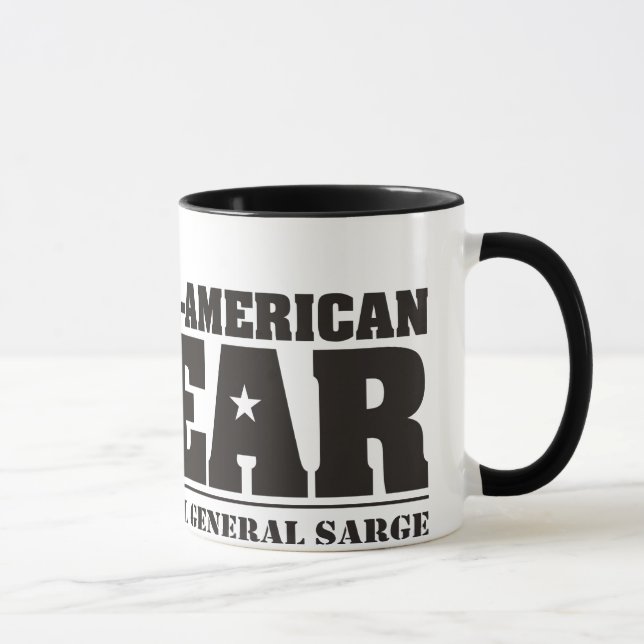 General Sarge All American Bear Mug (Right)