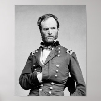 General Sherman - Hand In Coat Portrait Poster