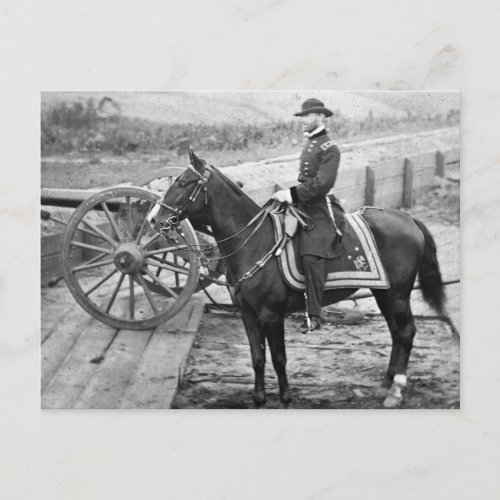 General Sherman in Atlanta 1864 Postcard