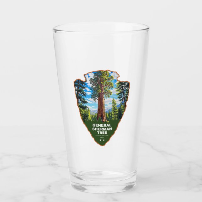 General Sherman Tree Sequoia NP Arrowhead Glass (Front)