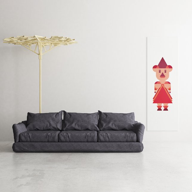 General Soldier Canvas Print (Geometric Creative Traditional Wall Art)