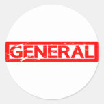General Stamp Classic Round Sticker