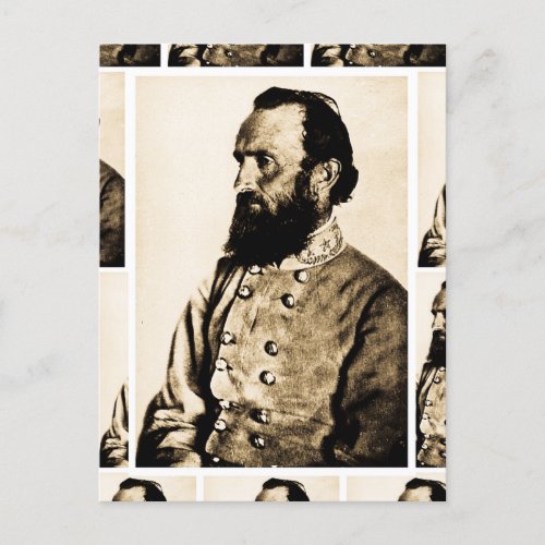 General Stonewall Jackson Civil War Legend Postcard