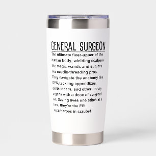 General surgeon insulated tumbler