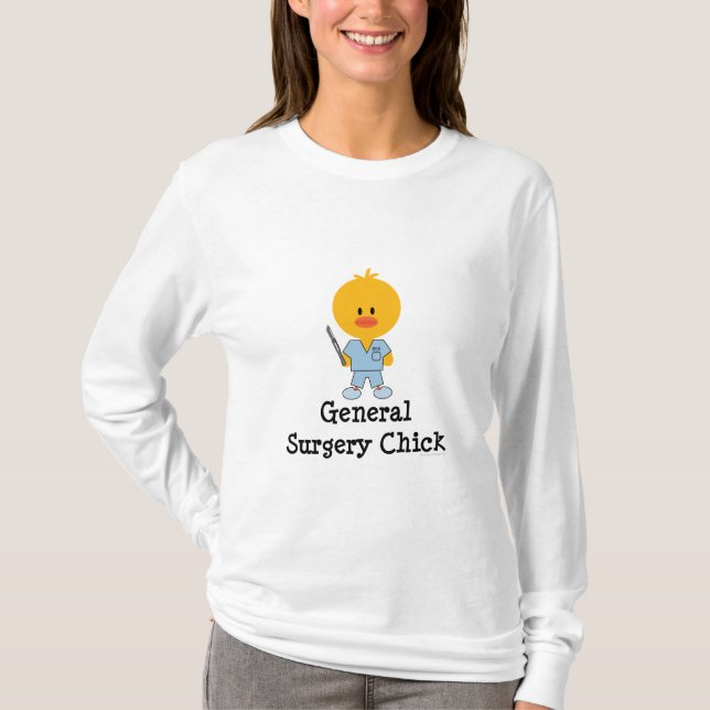 General Surgery Chick Long Sleeve T-shirt (Front)