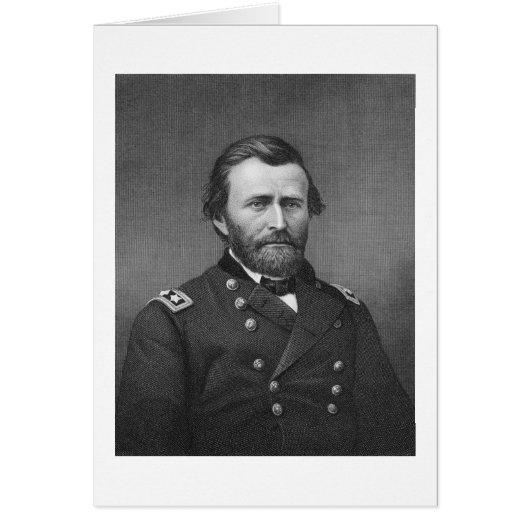 General Ulysses Simpson Grant, engraved after a da Cards (Front)