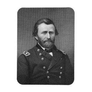 General Ulysses Simpson Grant, engraved after a da Magnet