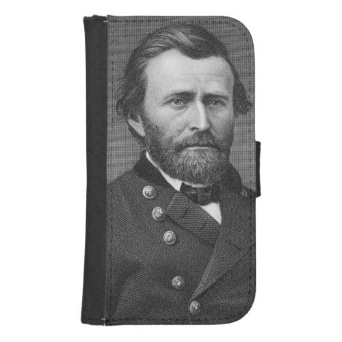 General Ulysses Simpson Grant engraved after a da Galaxy S4 Wallet Case