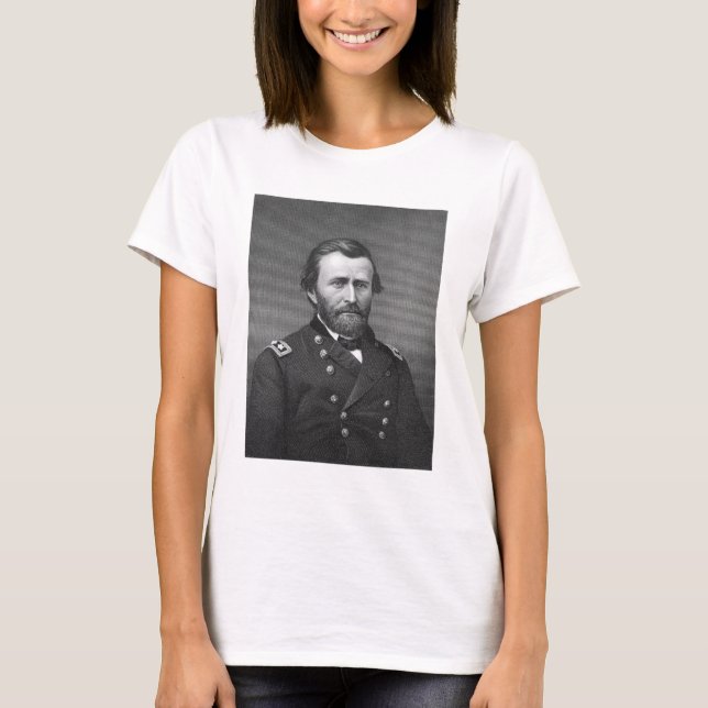 General Ulysses Simpson Grant, engraved after a da T-Shirt (Front)